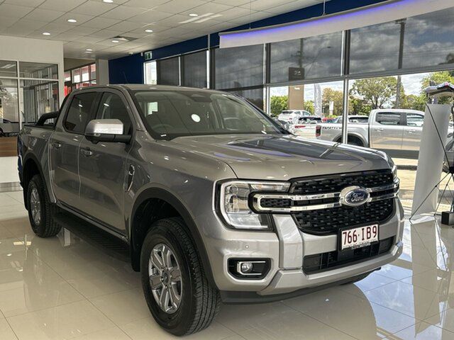 Used Ford Ranger PY 2023.50MY XLT Beaudesert, 2023 Ford Ranger PY 2023.50MY XLT Aluminium 10 Speed Sports Automatic Double Cab Pick Up