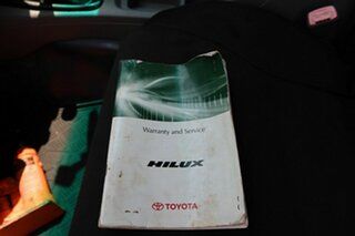 2011 Toyota Hilux KUN26R MY10 SR White 5 Speed Manual Utility