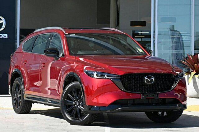 New Mazda CX-8 KG2W2A G25 SKYACTIV-Drive FWD GT SP Bundamba, 2023 Mazda CX-8 KG2W2A G25 SKYACTIV-Drive FWD GT SP Soul Red Crystal 6 Speed Sports Automatic Wagon