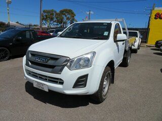 2017 Isuzu D-MAX TF MY15.5 SX (4x4) White 5 Speed Automatic Cab Chassis.