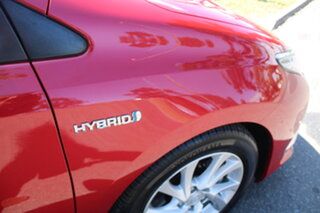 2016 Toyota Corolla ZWE186R Hybrid E-CVT Red 1 Speed Constant Variable Hatchback Hybrid