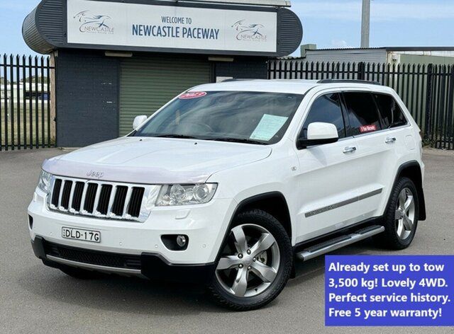 Used Jeep Grand Cherokee WK MY2013 Limited Newcastle, 2013 Jeep Grand Cherokee WK MY2013 Limited White 5 Speed Sports Automatic Wagon