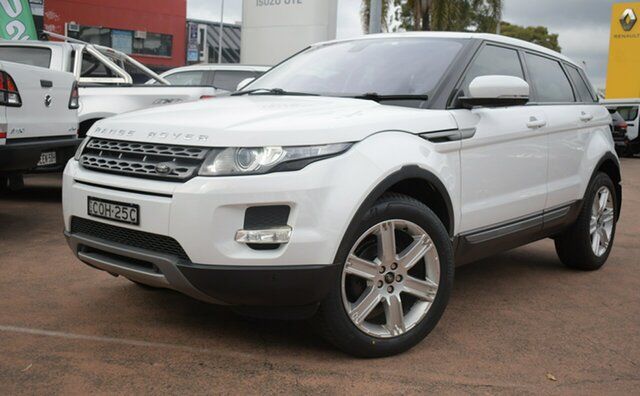 Used Land Rover Range Rover Evoque LV MY13 TD4 Pure Brookvale, 2013 Land Rover Range Rover Evoque LV MY13 TD4 Pure White 6 Speed Automatic Wagon