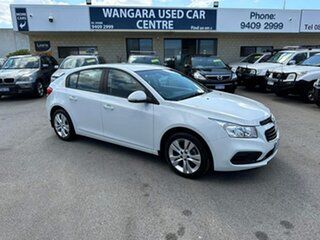 2015 Holden Cruze JH MY14 Equipe White 6 Speed Automatic Hatchback.