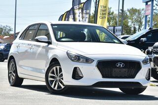 2018 Hyundai i30 PD MY18 Active D-CT White 7 Speed Sports Automatic Dual Clutch Hatchback.