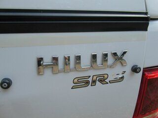 2011 Toyota Hilux KUN26R MY12 SR5 Double Cab White 4 Speed Automatic Utility