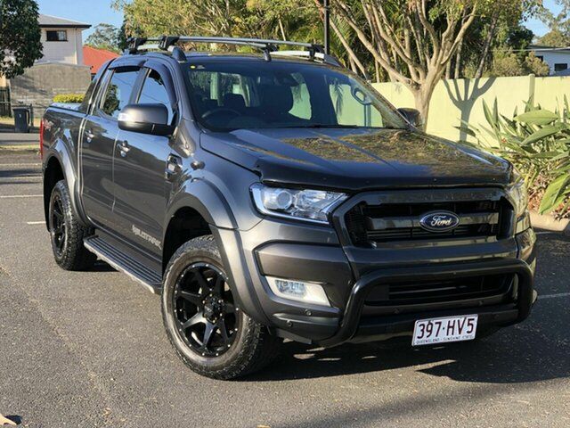 Used Ford Ranger PX MkII 2018.00MY Wildtrak Double Cab Chermside, 2018 Ford Ranger PX MkII 2018.00MY Wildtrak Double Cab Grey 6 Speed Sports Automatic Utility