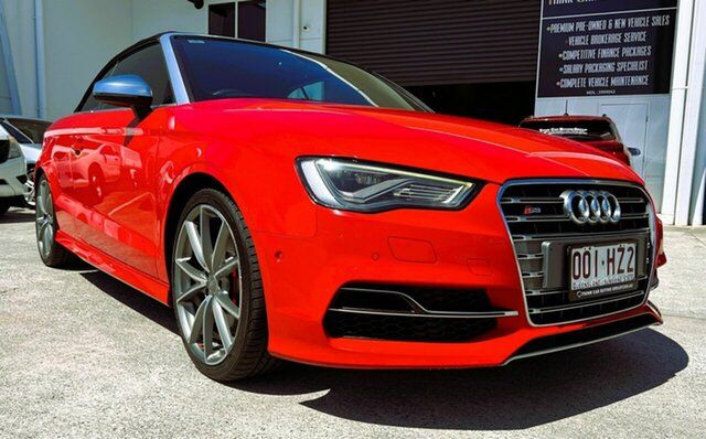 Used Audi S3 8V MY15 S Tronic Quattro Capalaba, 2014 Audi S3 8V MY15 S Tronic Quattro Red 6 Speed Sports Automatic Dual Clutch Cabriolet