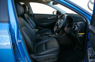 2018 Hyundai Kona OS Highlander (AWD) Blue 7 Speed Auto Dual Clutch Wagon