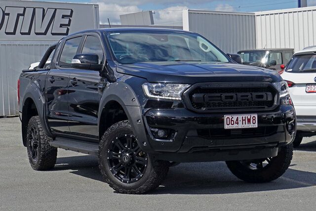 Used Ford Ranger PX MkIII 2021.25MY XLT Springwood, 2021 Ford Ranger PX MkIII 2021.25MY XLT Black 10 Speed Sports Automatic Double Cab Pick Up