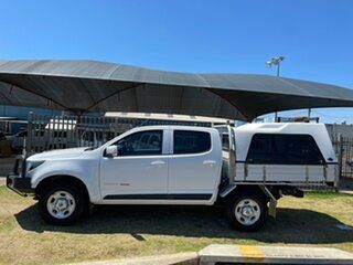 2017 Holden Colorado RG MY18 LS (4x4) White 6 Speed Automatic Crew Cab Chassis.