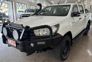2016 Toyota Hilux GUN125R Workmate Double Cab White 6 Speed Sports Automatic Utility