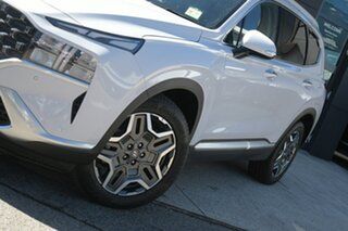 2023 Hyundai Santa Fe TM.V4 MY23 Elite HEV (7 Seat) Glacier White 6 Speed Automatic Wagon