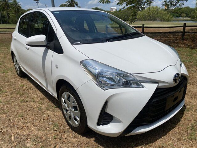 Pre-Owned Toyota Yaris NCP130R Ascent Darwin, 2019 Toyota Yaris NCP130R Ascent Glacier White 4 Speed Automatic Hatchback