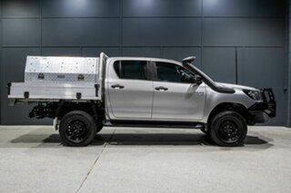 2019 Toyota Hilux GUN126R MY19 Upgrade SR (4x4) Silver 6 Speed Manual Double Cab Chassis