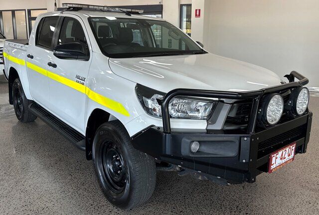Used Toyota Hilux GUN126R SR Double Cab Winnellie, 2020 Toyota Hilux GUN126R SR Double Cab White 6 Speed Sports Automatic Utility