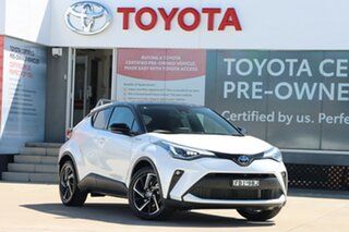 2023 Toyota C-HR ZYX10R Koba E-CVT 2WD Frosted White - Black Roof 7 Speed Constant Variable Wagon.