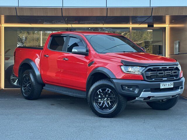 Used Ford Ranger PX MkIII 2020.25MY Raptor Sutherland, 2019 Ford Ranger PX MkIII 2020.25MY Raptor Red 10 Speed Sports Automatic Double Cab Pick Up