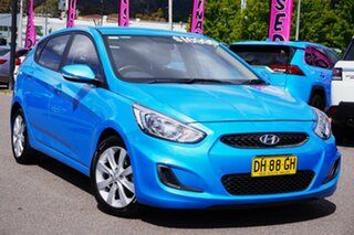 2018 Hyundai Accent RB6 MY18 Sport Blue 6 Speed Sports Automatic Hatchback