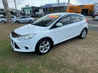 2014 Ford Focus LW MkII Trend PwrShift White 6 Speed Sports Automatic Dual Clutch Hatchback.