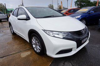 2013 Honda Civic 9th Gen MY13 VTi-S White Orchid 5 Speed Sports Automatic Hatchback