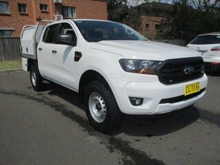 2019 Ford Ranger PX MkIII MY19 XL 2.2 Hi-Rider (4x2) White 6 Speed Automatic Double Cab Chassis.