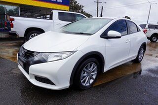 2013 Honda Civic 9th Gen MY13 VTi-S White Orchid 5 Speed Sports Automatic Hatchback
