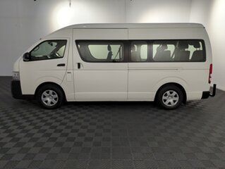 2017 Toyota HiAce KDH223R Commuter High Roof Super LWB White 4 speed Automatic Bus