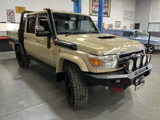 2022 Toyota Landcruiser 70 Series Vdjl79R LC79 GXL Sandy Taupe 5 Speed Manual Double Cab Chassis