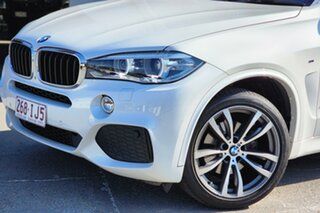 2015 BMW X5 F15 xDrive30d Mineral White 8 Speed Sports Automatic Wagon.
