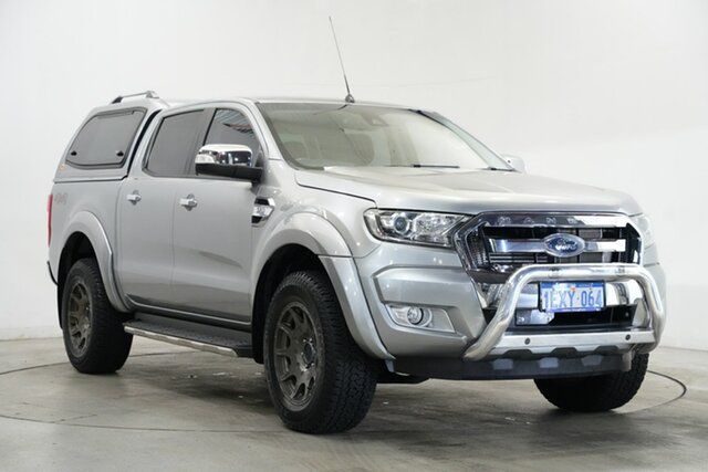 Used Ford Ranger PX MkII XLT Double Cab Victoria Park, 2015 Ford Ranger PX MkII XLT Double Cab Silver 6 Speed Sports Automatic Utility