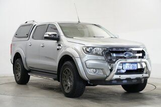 2015 Ford Ranger PX MkII XLT Double Cab Silver 6 Speed Sports Automatic Utility