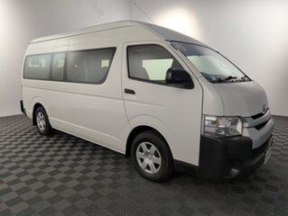 2017 Toyota HiAce KDH223R Commuter High Roof Super LWB White 4 speed Automatic Bus.