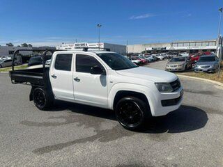 2015 Volkswagen Amarok 2H MY15 TDI420 (4x2) White 8 Speed Automatic Dual Cab Chassis.