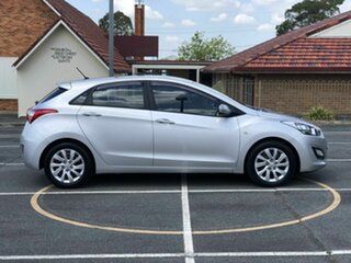2013 Hyundai i30 GD2 Active Silver 6 Speed Sports Automatic Hatchback.