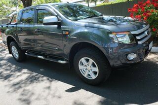 2015 Ford Ranger PX MkII XLS Double Cab Grey 6 Speed Manual Utility.