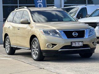 2013 Nissan Pathfinder R52 MY14 ST X-tronic 2WD Gold 1 Speed Constant Variable Wagon.