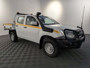 2018 Isuzu D-MAX MY18 SX Crew Cab White 6 speed Automatic Cab Chassis