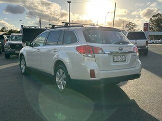 2012 Subaru Outback B5A MY12 2.5i Lineartronic AWD White 6 Speed Constant Variable Wagon