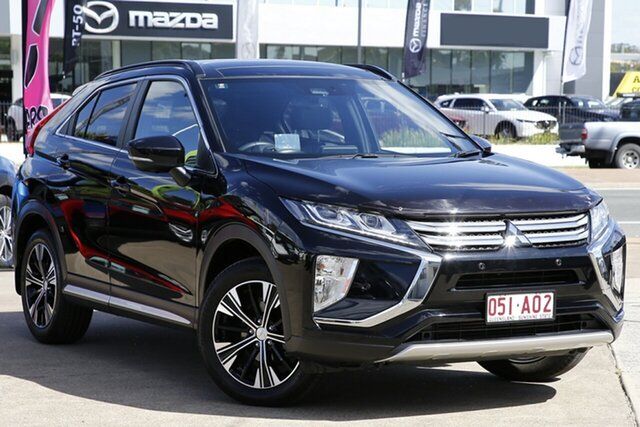 Used Mitsubishi Eclipse Cross YA MY19 Exceed 2WD Bundamba, 2019 Mitsubishi Eclipse Cross YA MY19 Exceed 2WD Black 8 Speed Constant Variable Wagon