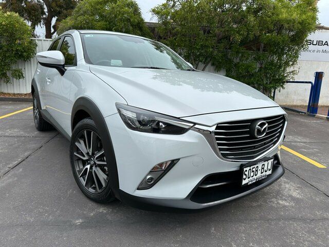 Used Mazda CX-3 DK2W7A sTouring SKYACTIV-Drive Glenelg, 2015 Mazda CX-3 DK2W7A sTouring SKYACTIV-Drive Silver 6 Speed Sports Automatic Wagon