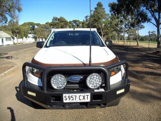 2013 Ford Ranger PX XL White 6 Speed Manual Cab Chassis.
