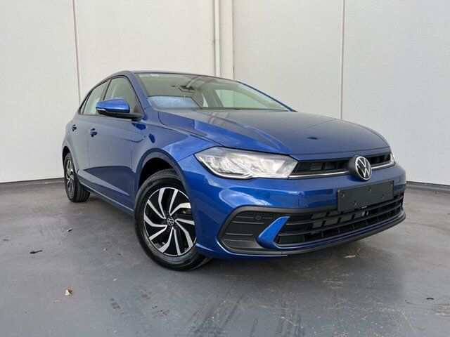 Demo Volkswagen Polo AE MY23 85TSI DSG Life Liverpool, 2023 Volkswagen Polo AE MY23 85TSI DSG Life Reef Blue Metallic 7 Speed Sports Automatic Dual Clutch