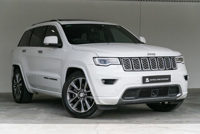 Used Jeep Grand Cherokee WK MY18 Overland Narre Warren, 2018 Jeep Grand Cherokee WK MY18 Overland White 8 Speed Sports Automatic Wagon