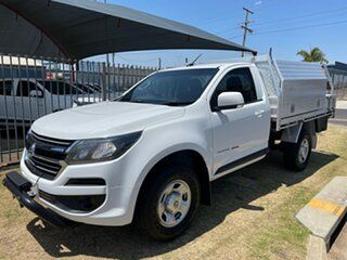 2017 Holden Colorado RG MY18 LS (4x4) White 6 Speed Automatic Cab Chassis.