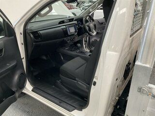 2019 Toyota Hilux TGN121R MY19 Workmate White 6 Speed Automatic Cab Chassis