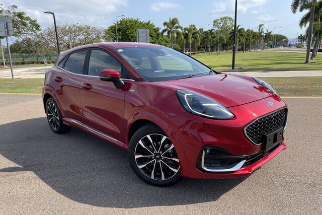 Used Ford Puma JK 2020.75MY ST-Line V Townsville, 2020 Ford Puma JK 2020.75MY ST-Line V Lucid Red 7 Speed Sports Automatic Dual Clutch Wagon