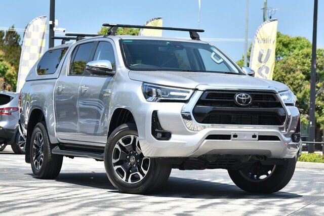 Used Toyota Hilux GUN126R SR5 Double Cab North Lakes, 2022 Toyota Hilux GUN126R SR5 Double Cab Silver 6 Speed Sports Automatic Utility