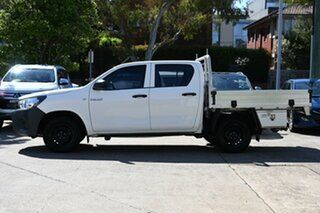2018 Toyota Hilux GUN122R Workmate 4x2 Glacier White 5 Speed Manual Cab Chassis