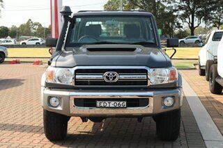 2019 Toyota Landcruiser VDJ79R GXL Double Cab Grey 5 Speed Manual Cab Chassis